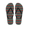 Ethnic African Inspired Pattern Print Flip Flops