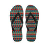 Ethnic African Inspired Pattern Print Flip Flops