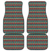 Ethnic African Inspired Pattern Print Front and Back Car Floor Mats