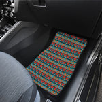 Ethnic African Inspired Pattern Print Front and Back Car Floor Mats