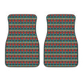 Ethnic African Inspired Pattern Print Front Car Floor Mats