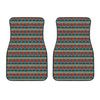 Ethnic African Inspired Pattern Print Front Car Floor Mats