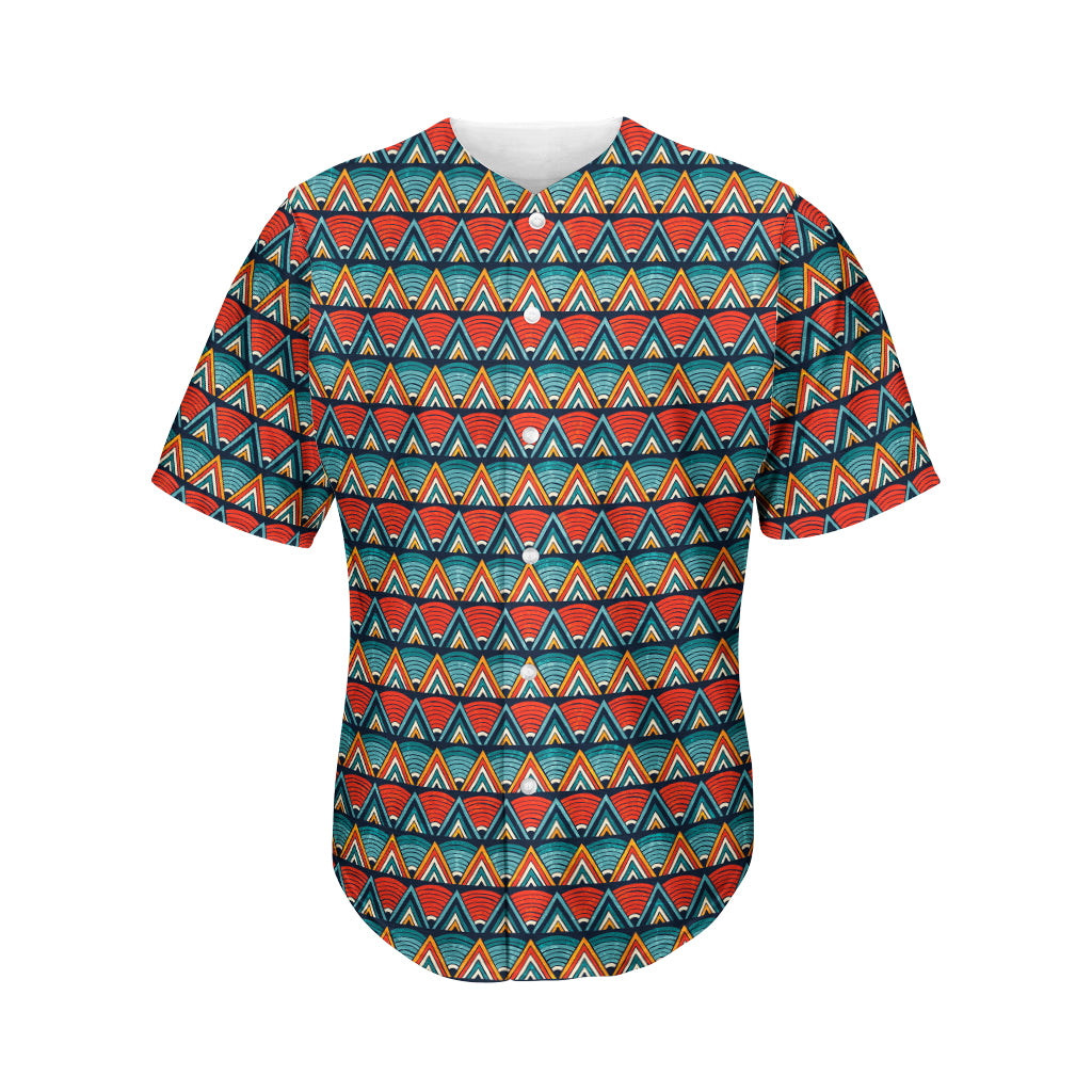 Ethnic African Inspired Pattern Print Men's Baseball Jersey