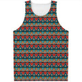 Ethnic African Inspired Pattern Print Men's Tank Top