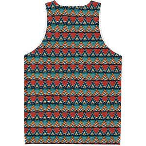 Ethnic African Inspired Pattern Print Men's Tank Top