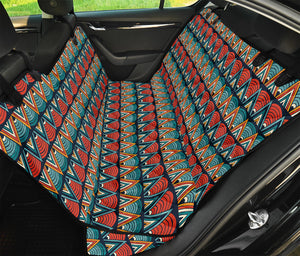 Ethnic African Inspired Pattern Print Pet Car Back Seat Cover