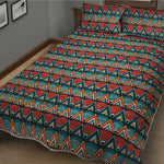 Ethnic African Inspired Pattern Print Quilt Bed Set