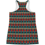 Ethnic African Inspired Pattern Print Women's Racerback Tank Top