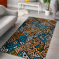 Ethnic Aztec Geometric Pattern Print Floor Mat
