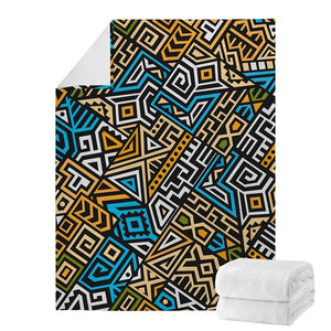 Ethnic Aztec Geometric Pattern Print Blanket