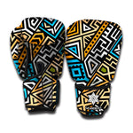 Ethnic Aztec Geometric Pattern Print Boxing Gloves