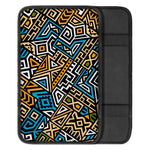 Ethnic Aztec Geometric Pattern Print Car Center Console Cover