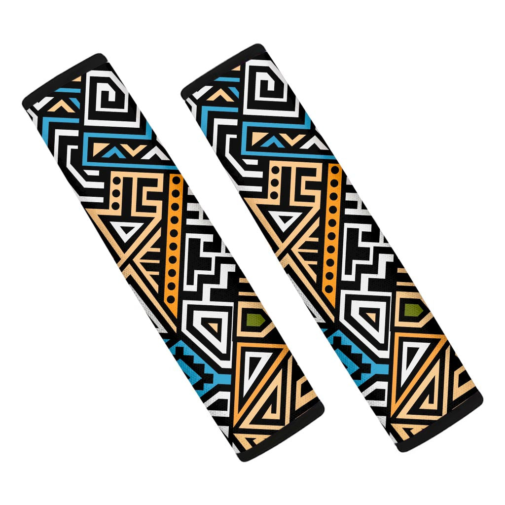 Ethnic Aztec Geometric Pattern Print Car Seat Belt Covers