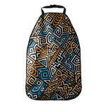 Ethnic Aztec Geometric Pattern Print Car Seat Organizers