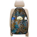 Ethnic Aztec Geometric Pattern Print Car Seat Organizers