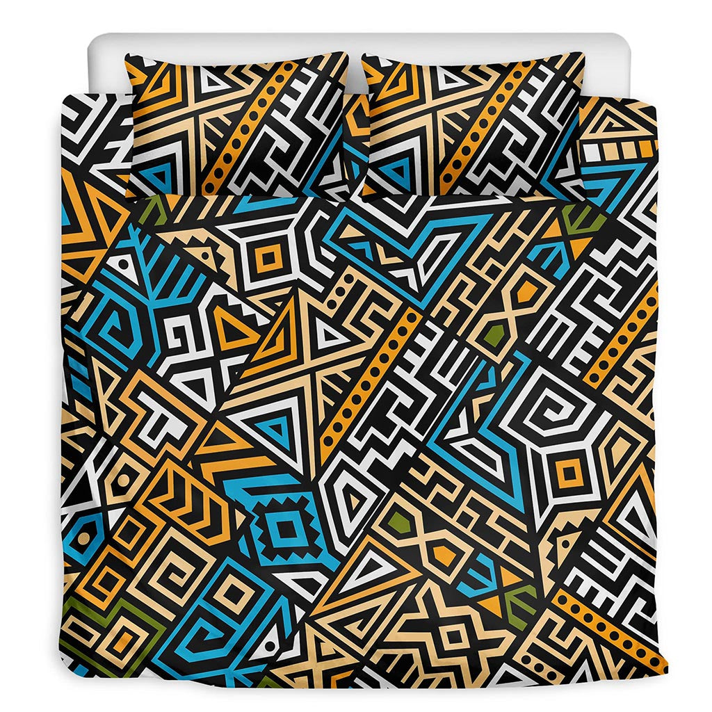Ethnic Aztec Geometric Pattern Print Duvet Cover Bedding Set