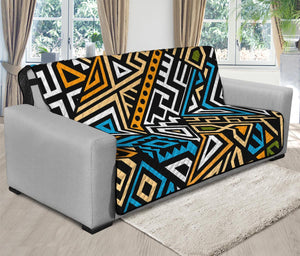 Ethnic Aztec Geometric Pattern Print Futon Protector