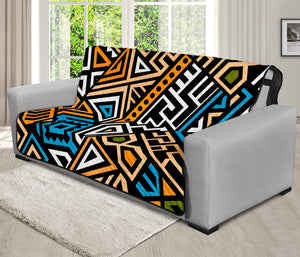 Ethnic Aztec Geometric Pattern Print Futon Protector