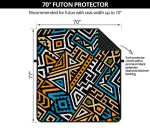 Ethnic Aztec Geometric Pattern Print Futon Protector