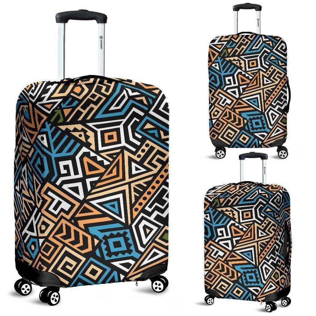 Ethnic Aztec Geometric Pattern Print Luggage Cover GearFrost