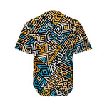 Ethnic Aztec Geometric Pattern Print Men's Baseball Jersey