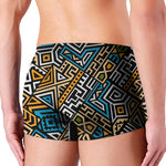 Ethnic Aztec Geometric Pattern Print Men's Boxer Briefs