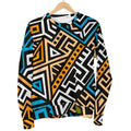 Ethnic Aztec Geometric Pattern Print Men's Crewneck Sweatshirt