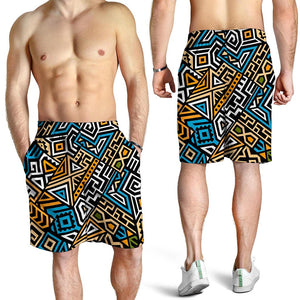 Ethnic Aztec Geometric Pattern Print Men's Shorts