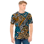 Ethnic Aztec Geometric Pattern Print Men's T-Shirt