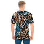 Ethnic Aztec Geometric Pattern Print Men's T-Shirt