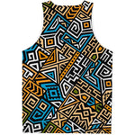 Ethnic Aztec Geometric Pattern Print Men's Tank Top