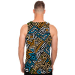 Ethnic Aztec Geometric Pattern Print Men's Tank Top