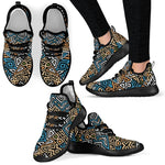 Ethnic Aztec Geometric Pattern Print Mesh Knit Shoes GearFrost