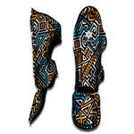 Ethnic Aztec Geometric Pattern Print Muay Thai Shin Guard