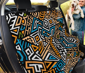 Ethnic Aztec Geometric Pattern Print Pet Car Back Seat Cover