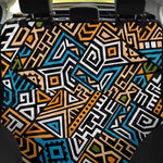 Ethnic Aztec Geometric Pattern Print Pet Car Back Seat Cover