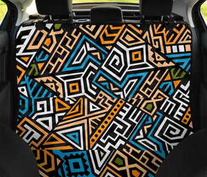 Ethnic Aztec Geometric Pattern Print Pet Car Back Seat Cover