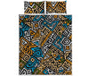 Ethnic Aztec Geometric Pattern Print Quilt Bed Set