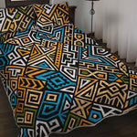 Ethnic Aztec Geometric Pattern Print Quilt Bed Set