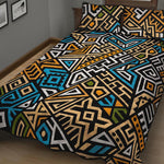 Ethnic Aztec Geometric Pattern Print Quilt Bed Set