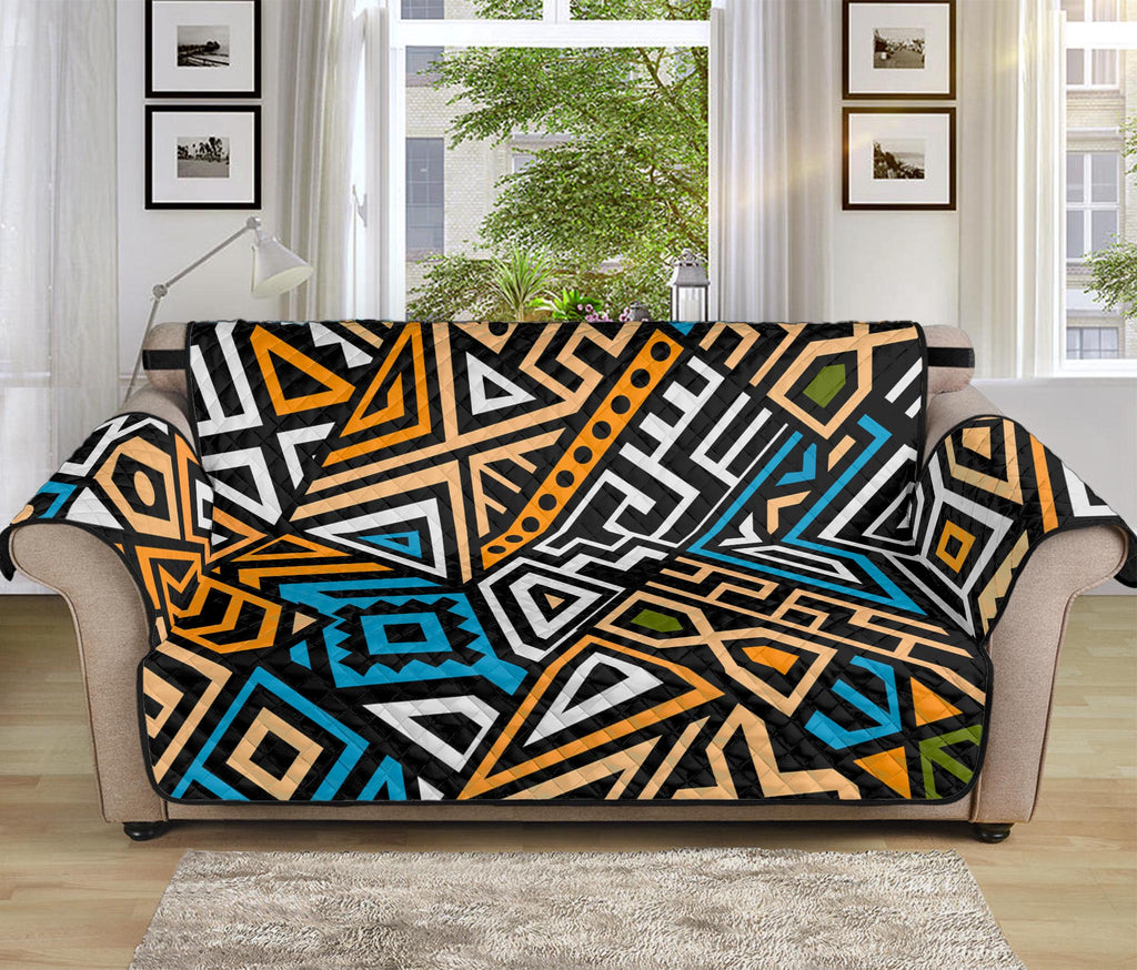 Ethnic Aztec Geometric Pattern Print Sofa Protector