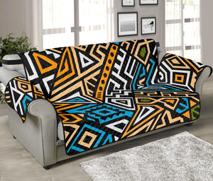 Ethnic Aztec Geometric Pattern Print Sofa Protector