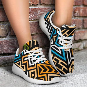 Ethnic Aztec Geometric Pattern Print Sport Shoes GearFrost