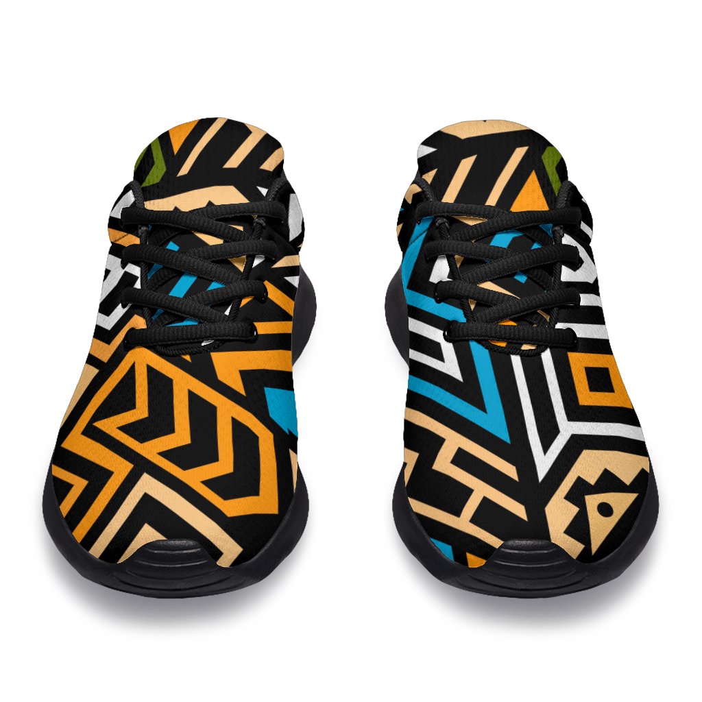 Ethnic Aztec Geometric Pattern Print Sport Shoes GearFrost