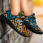 Ethnic Aztec Geometric Pattern Print Sport Shoes GearFrost