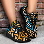 Ethnic Aztec Geometric Pattern Print Sport Shoes GearFrost