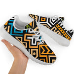 Ethnic Aztec Geometric Pattern Print Sport Shoes GearFrost