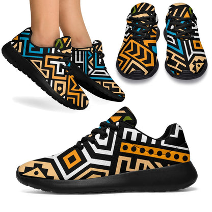 Ethnic Aztec Geometric Pattern Print Sport Shoes GearFrost