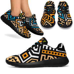 Ethnic Aztec Geometric Pattern Print Sport Shoes GearFrost