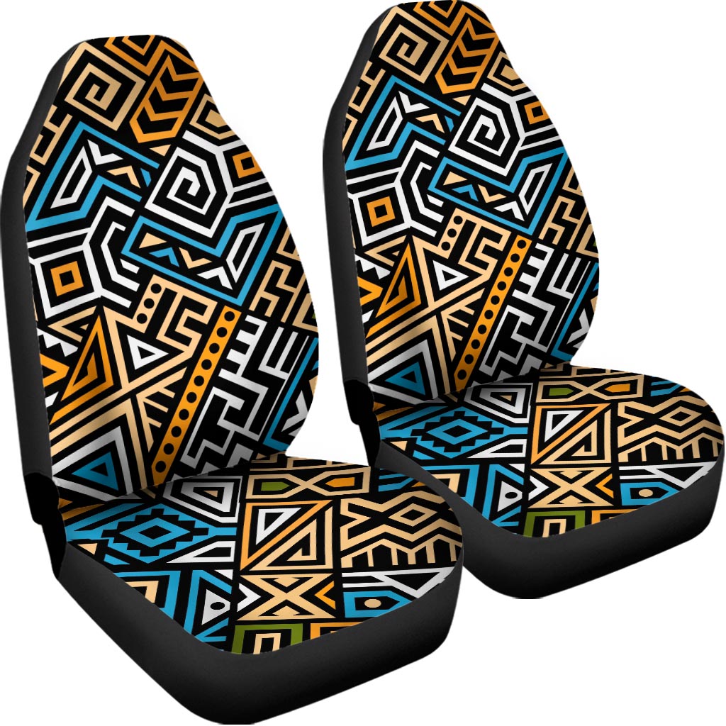 Ethnic Aztec Geometric Pattern Print Universal Fit Car Seat Covers